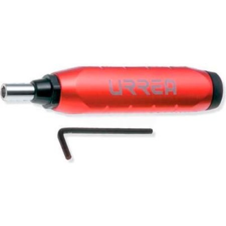 URREA Urrea Preadjusted Torque Screwdrive, 1/4" Drive, 6" Long, 4-40 In/Lb Torque Range 6013